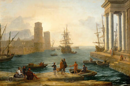 Claude Lorrain: Odyssevs avreise fra fajakernes land