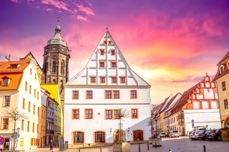 Der Marktplatz von Pirna
