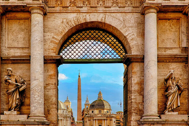 Porta del Popolo à Rome