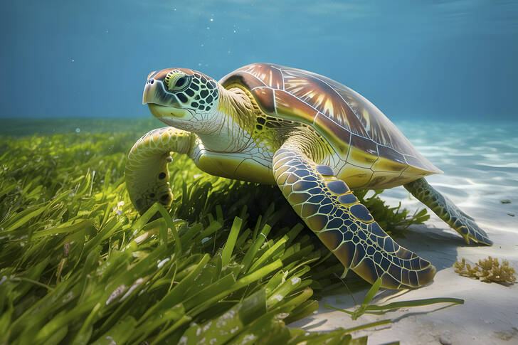 Green sea turtle