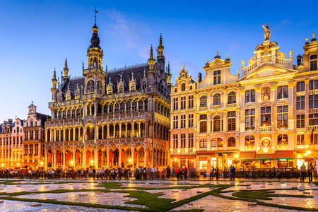 Square in the center of Brussels
