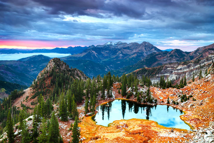 Mountain range Wasatch