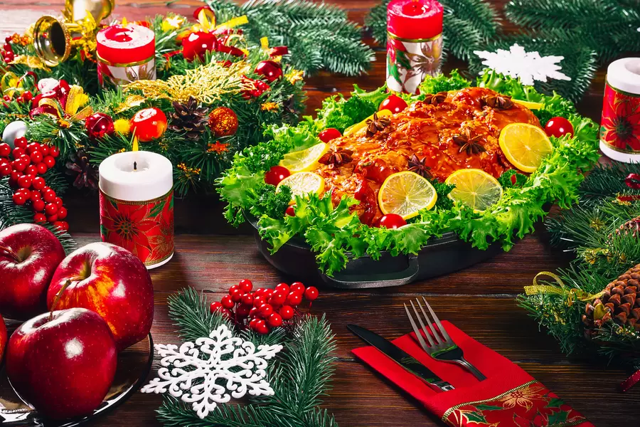 Kerstvakantie tafel