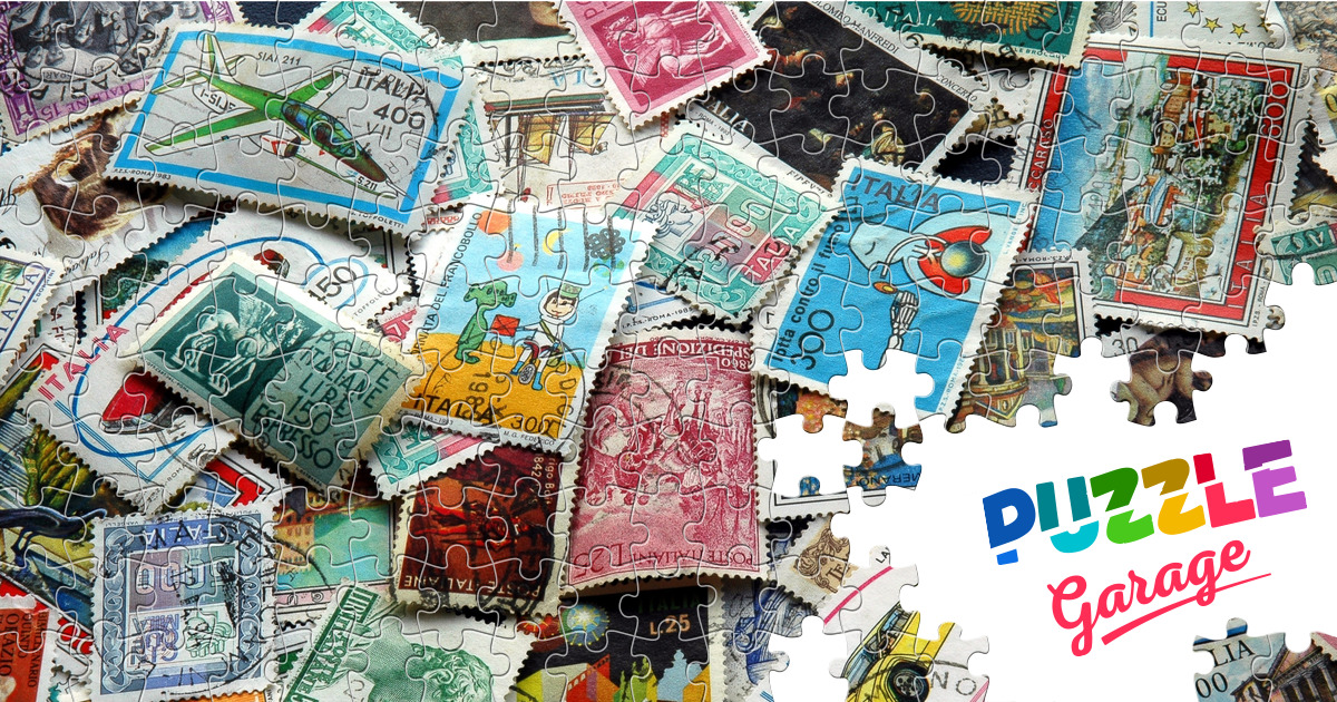 Belgium postage stamps collection Jigsaw Puzzle (Other, Collecting