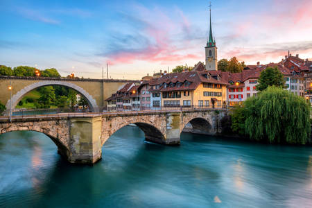 Arched bridges in Bern