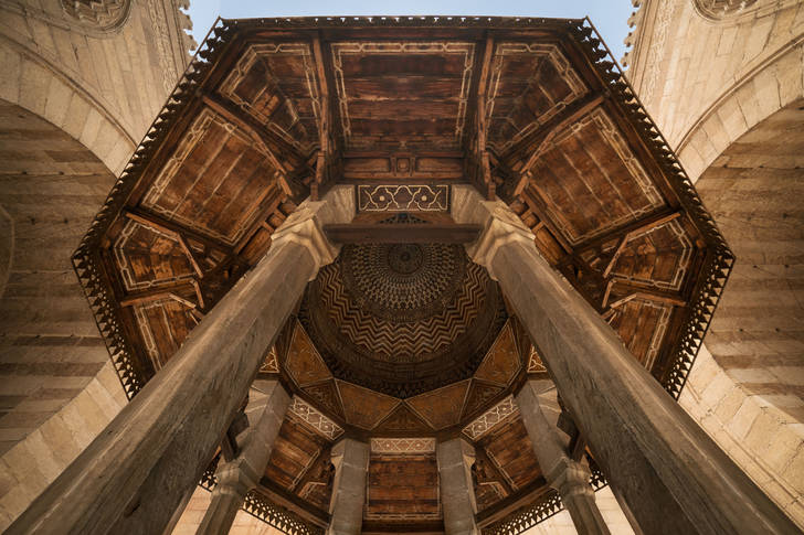 Plafond de la mosquée-madrasah du sultan Barkuk