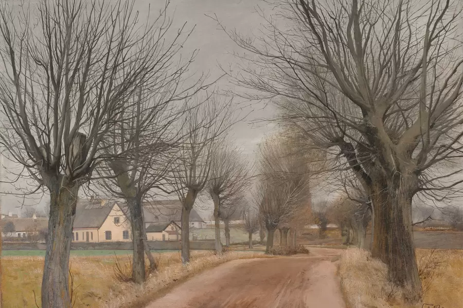 Laurits Andersen Ring: "De weg bij Winderød"