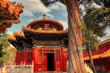 Architecture of the Forbidden City in Beijing