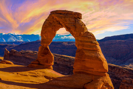 Delicate Arch v národním parku Arches