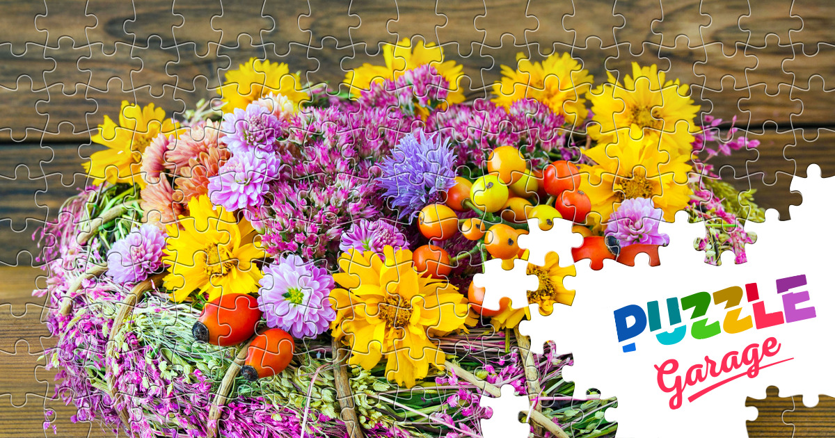 Flower arrangement Jigsaw Puzzle (Plants, Flowers) Puzzle Garage