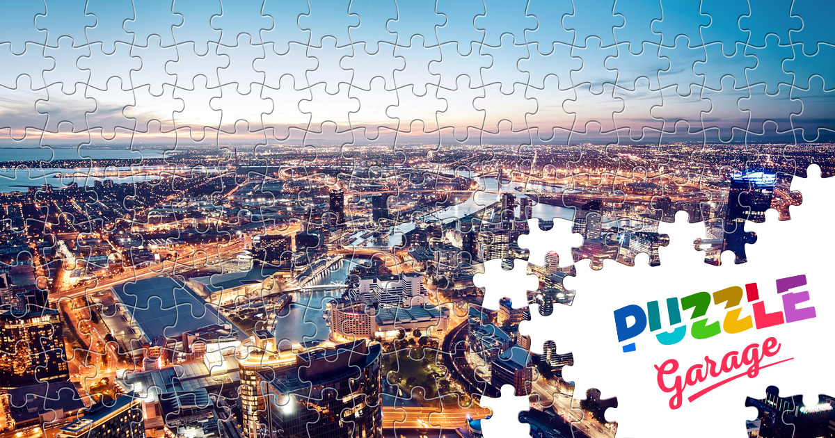 Melbourne Jigsaw Puzzle (Countries, Australia) Puzzle Garage