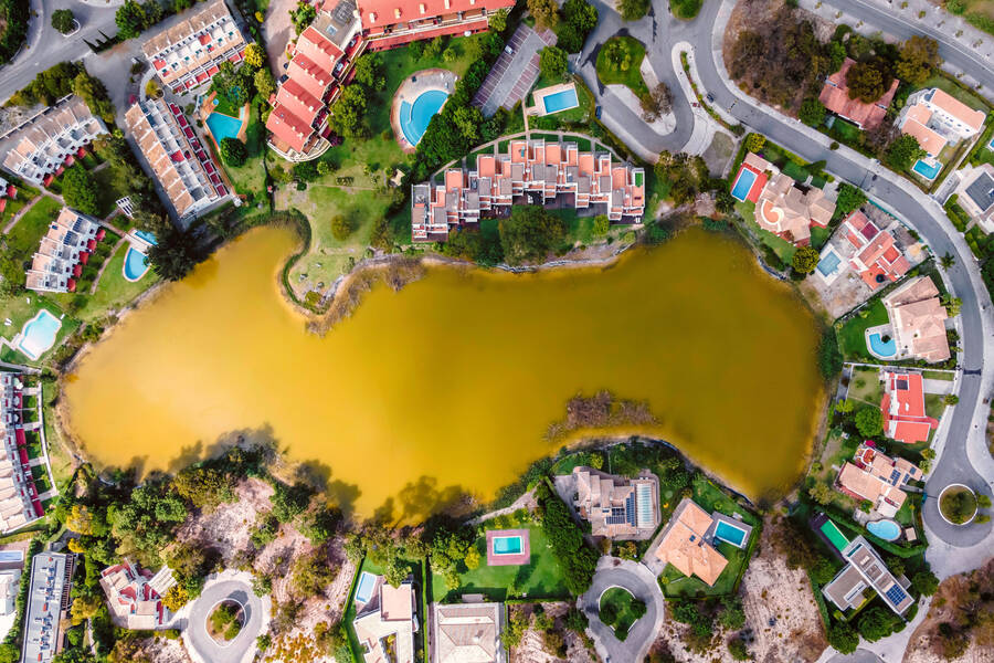 Aerial view of hotels in Cancun Jigsaw Puzzle (Countries, Mexico
