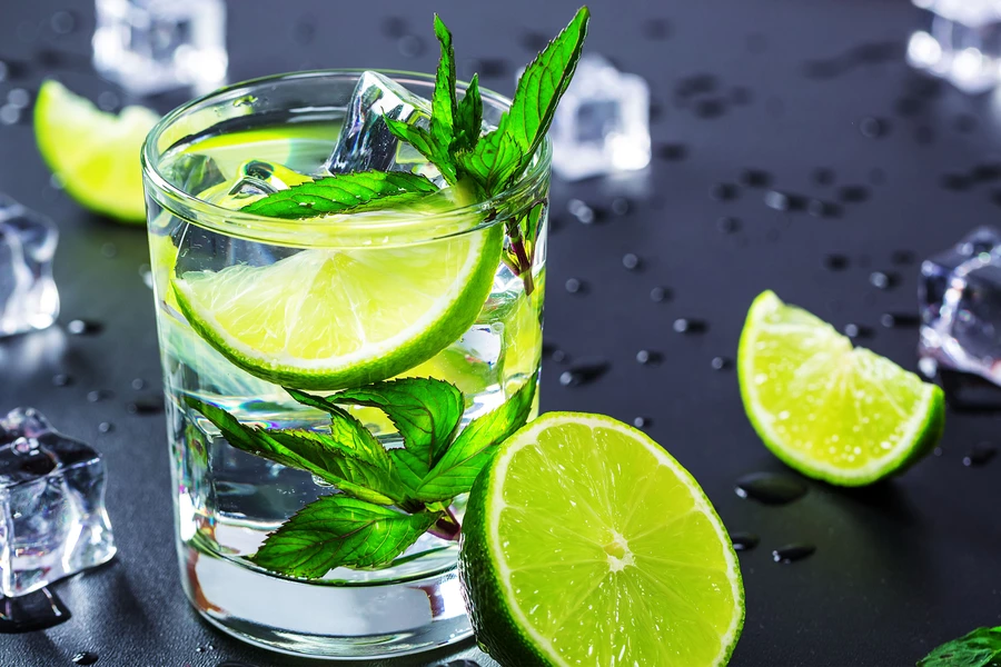 Mojito au citron vert et à la menthe