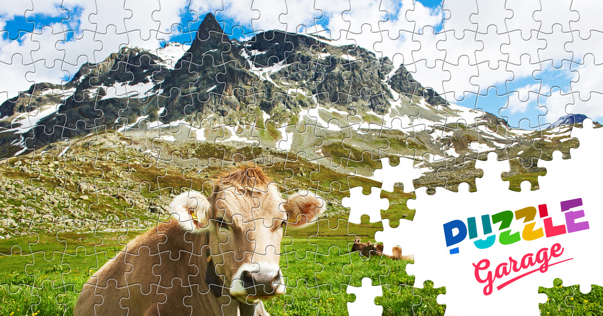 Mountains of switzerland Jigsaw Puzzle (Countries, Switzerland), Puzzle  Garage