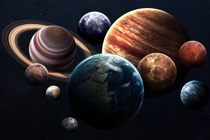 Planets of the solar system