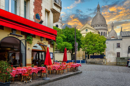 Kaviareň v Paríži