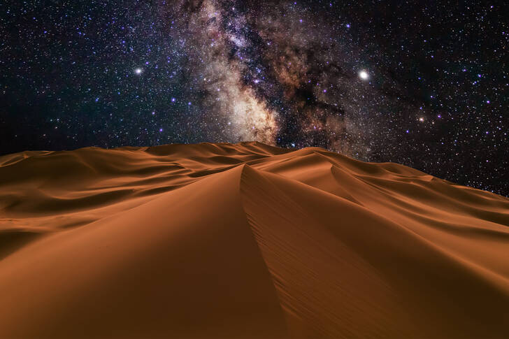 Noche en el desierto