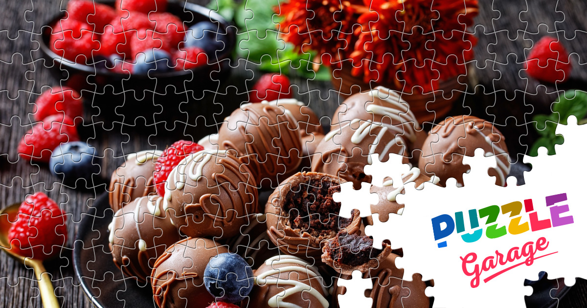 Chocolate truffles Jigsaw Puzzle (Home, Food) Puzzle Garage