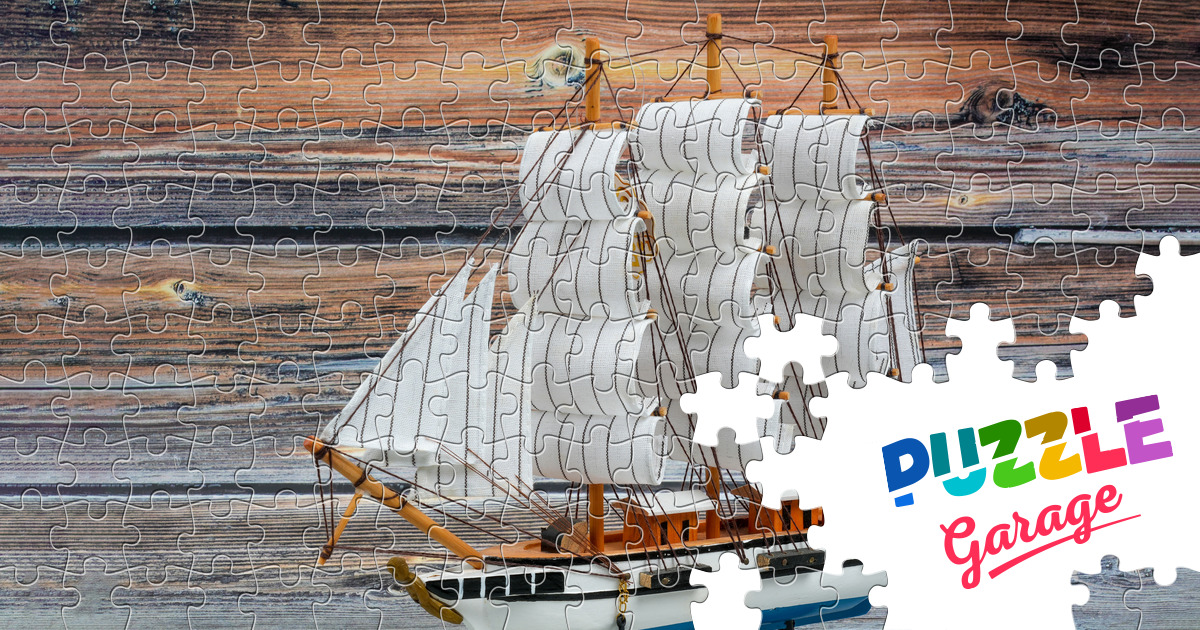 Sailing ship model Jigsaw Puzzle (Technics, Ships) Puzzle Garage