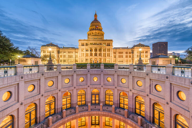 View of the Texas State Capitol