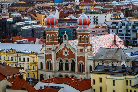 Den stora synagogen i Pilsen