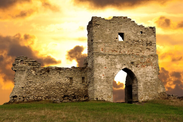 Förstörda portar till Kremenets slott