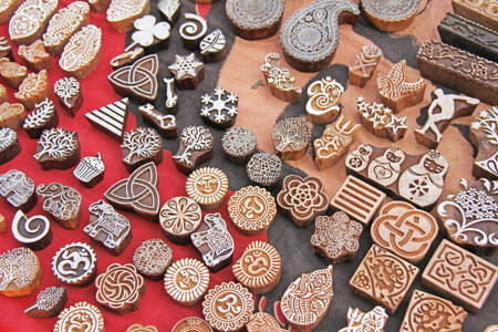 Wooden stamps