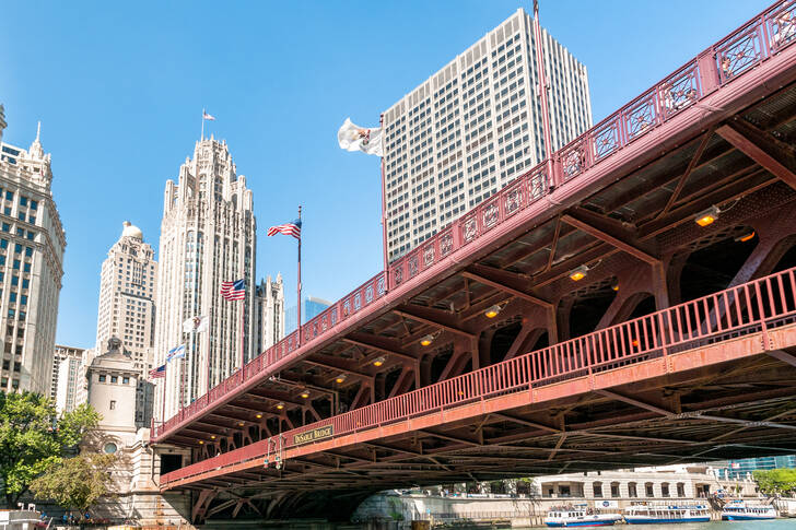 Pont DuSable à Chicago