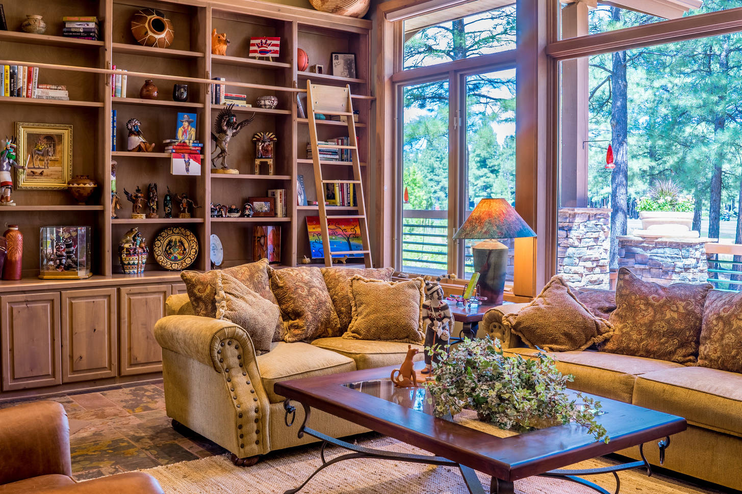 Living room with large windows Jigsaw Puzzle (Home, Interiors) Puzzle