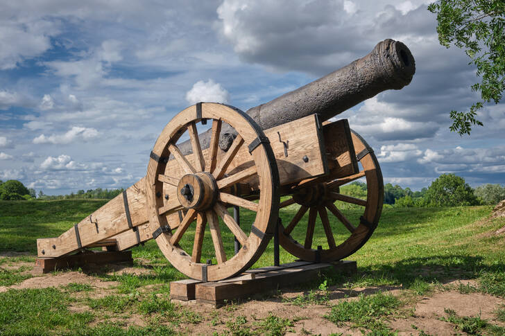 Old vintage cannon