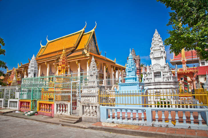 Buddistlik tempel Phnom Penhis, Kambodžas