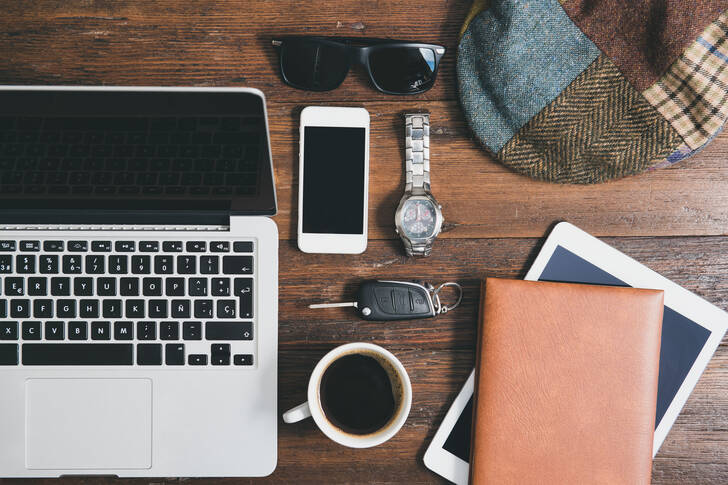 Postazione di lavoro del freelance