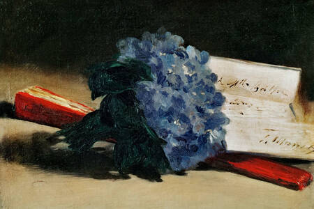 Édouard Manet: Buket Bunga Violet