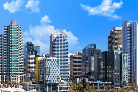 Skyscrapers in San Diego