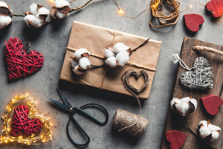 هدية بغصن قطن