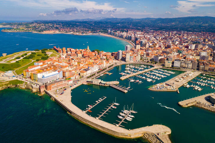 View of Gijón
