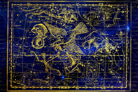 Constellations Dolphin and Eagle