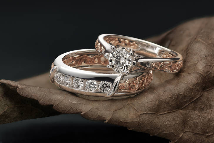 Snubní prsteny s diamanty