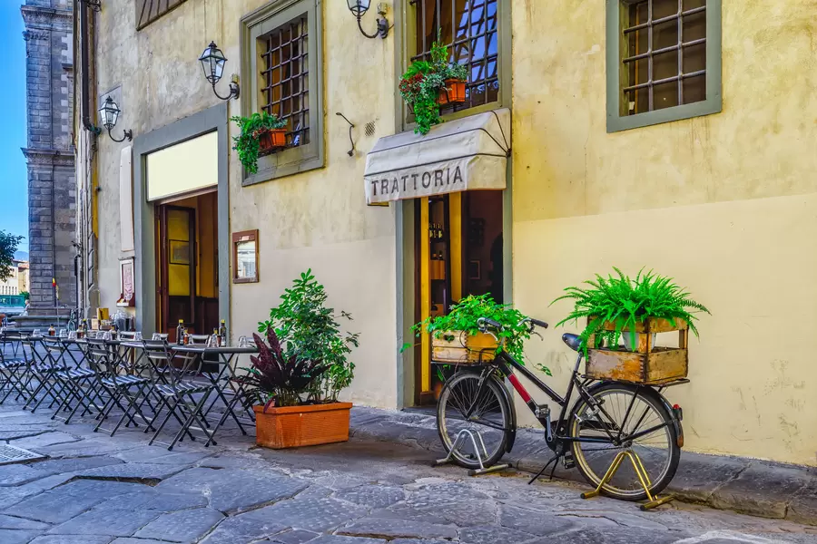 Kafe di jalanan Florence