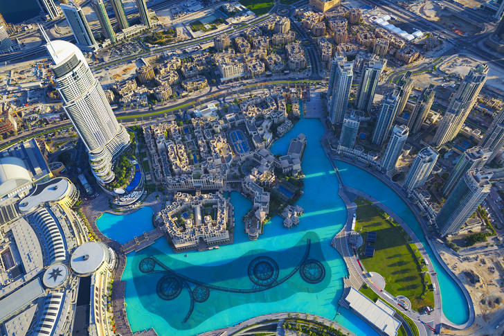 Vista de la ciudad de Dubai