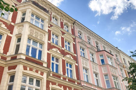 House facade in Berlin-Mitte district
