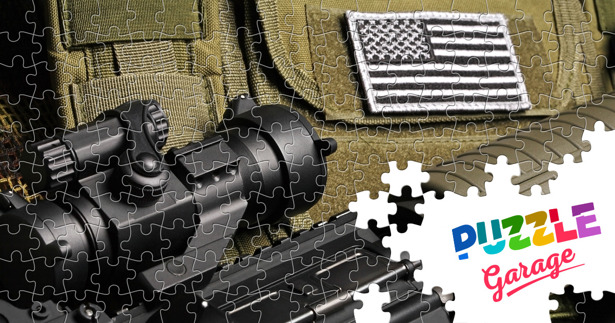 Military still life Jigsaw Puzzle (Stuff, Weapons) Puzzle Garage