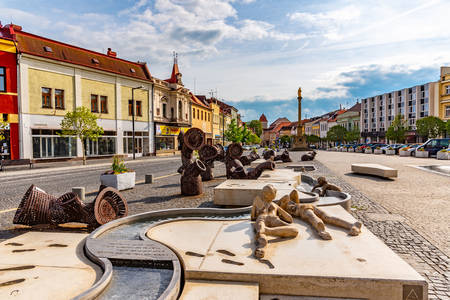 Old Town Square in Mlada Boleslav