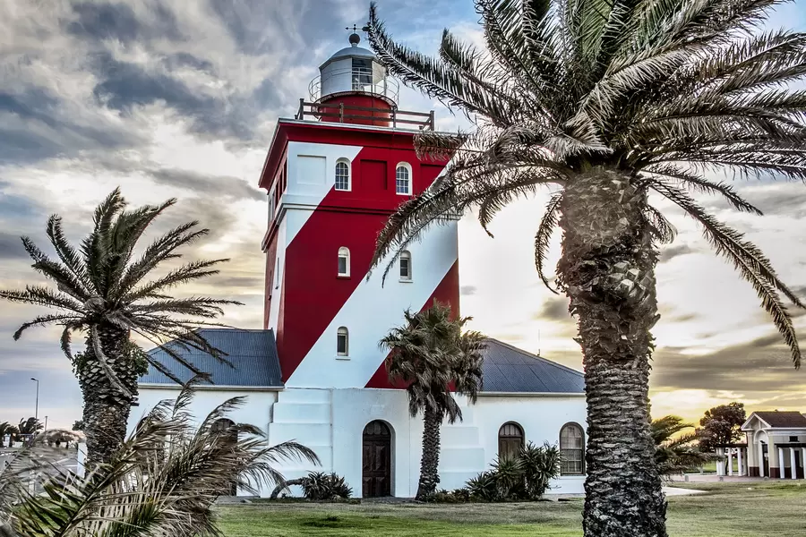 Vuurtoren Green Point in Kaapstad