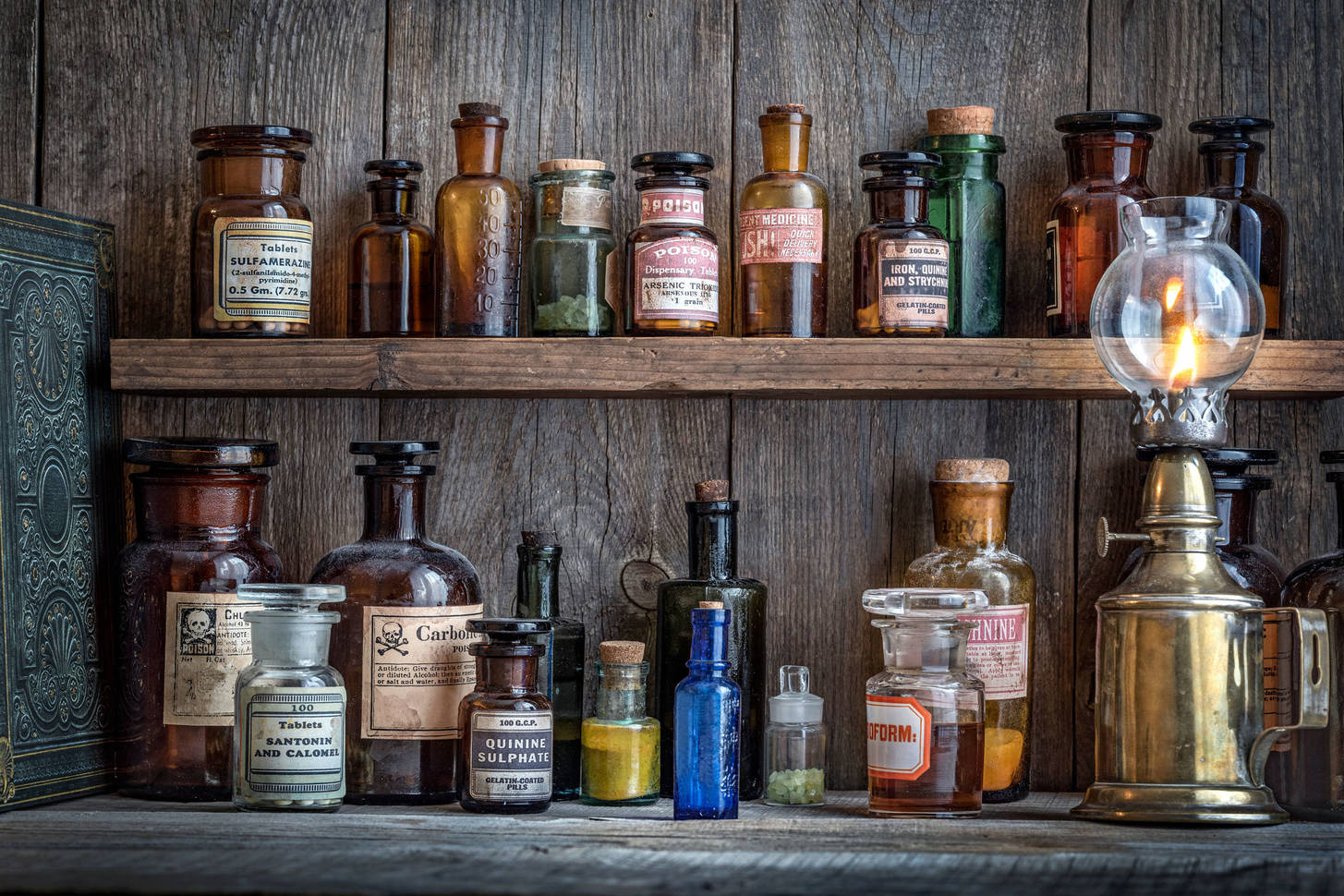 Vintage pharmacy bubbles Jigsaw Puzzle (History, Antique) | Puzzle Garage