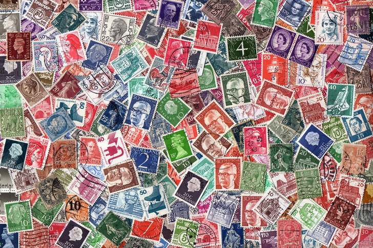European postage stamps