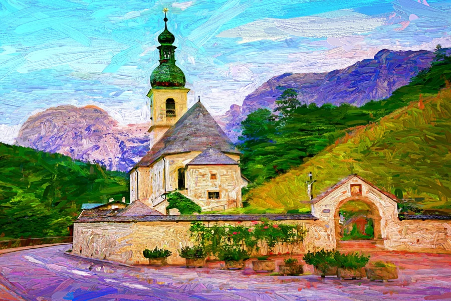 Церква св. Себастьяна в Рамзау