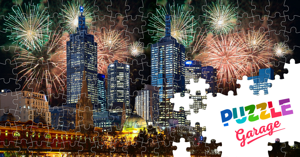 Melbourne Jigsaw Puzzle (Countries, Australia) Puzzle Garage