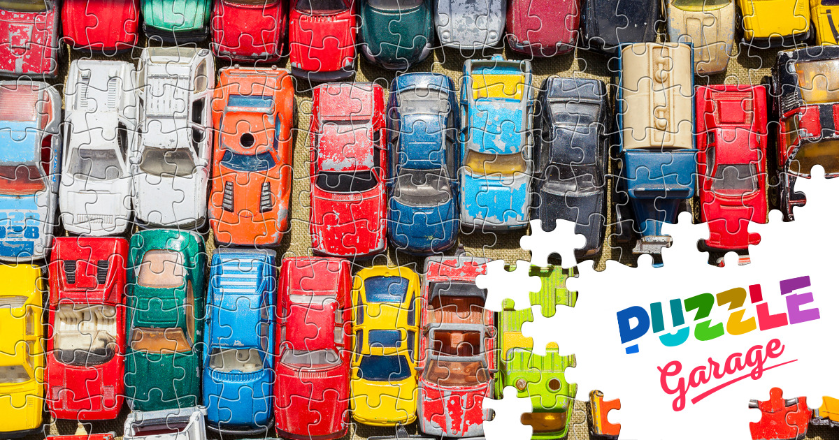 wooden puzzle cars