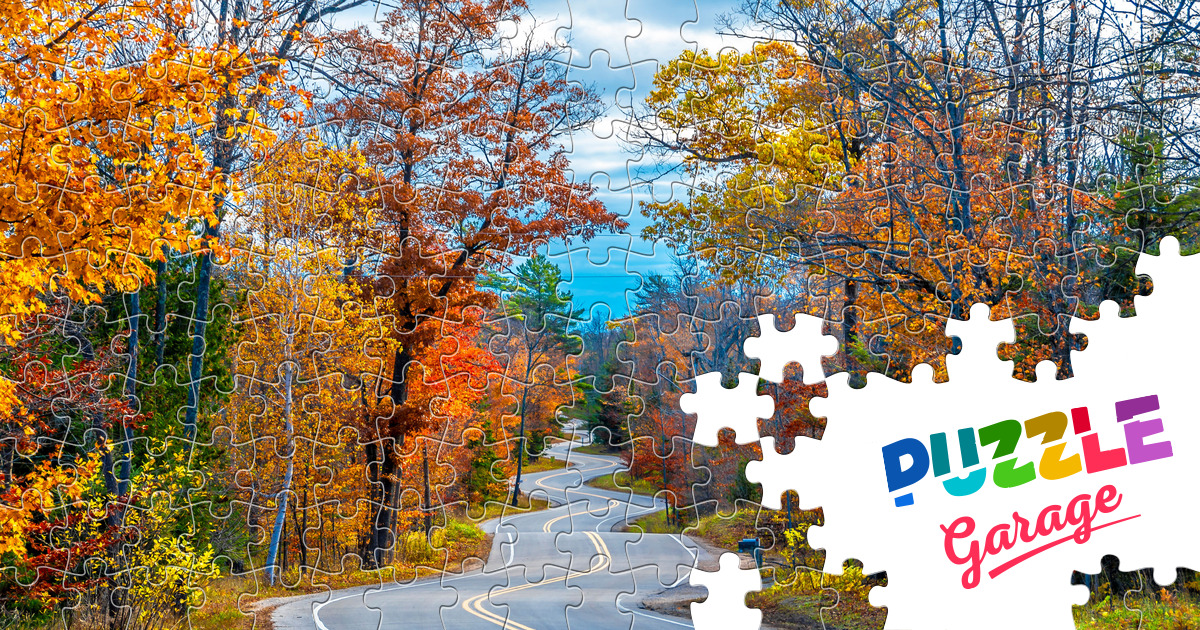 Winding road Jigsaw Puzzle (Architecture, Roads) Puzzle Garage